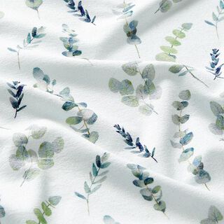 Viscosejersey eucalyptus aquarel – mintgroen, 