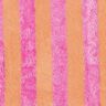 Badstof Bamboe Blokstrepen – lichtoranje/pink,  thumbnail number 1