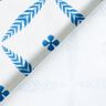 Decostof Katoenkeper elegante ruiten – wit/blauw,  thumbnail number 4