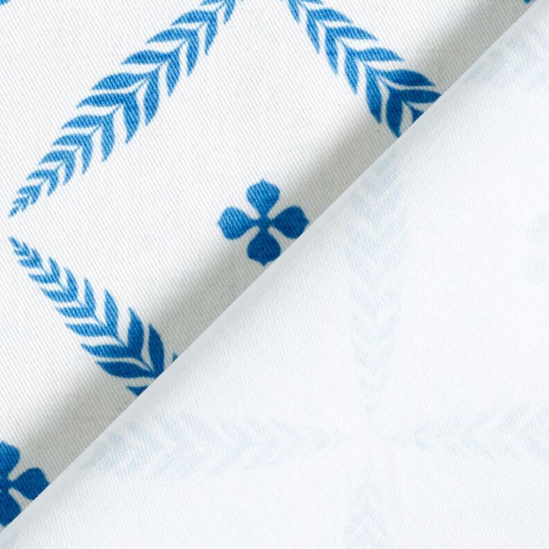 Decostof Katoenkeper elegante ruiten – wit/blauw, image number 4