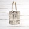 Decostof Half panama vintage krant – natuur/zwart,  thumbnail number 7