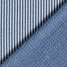 Katoenjersey Seersucker Fijne strepen – jeansblauw/wit,  thumbnail number 4