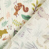 Mousseline/dubbel gehaakte stoffen Bosdieren bloemen – ecru,  thumbnail number 4