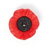 Sierknoop Papaver - rood,  thumbnail number 1