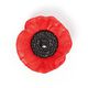 Sierknoop Papaver - rood,  thumbnail number 1