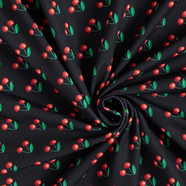 FRINGE ME Cherry – zwart | Albstoffe | Hamburger Liebe, image number 3