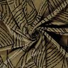 Romaniet jersey Abstracte bladeren – donkerolijf/zwart,  thumbnail number 3