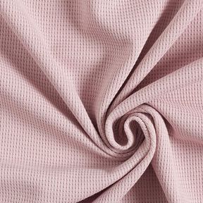 Mini Katoenen wafel jersey effen – oudroze, 