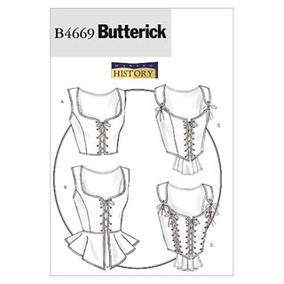 Historisch kostuum, Butterick 4669|32 - 38, 