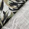 Viscose-linnen-mix Monstera digitale print – nevelgrijs/licht kaki,  thumbnail number 4