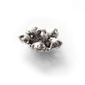 Strass metalen knoop oogje [ Ø16 mm ] – zilver metalen,  thumbnail number 2