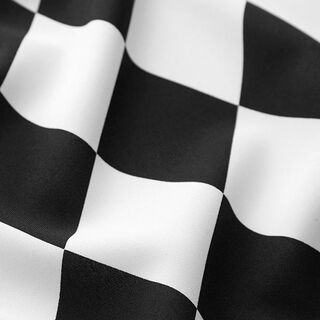 Carnavalstof schaakbord – zwart/wit, 