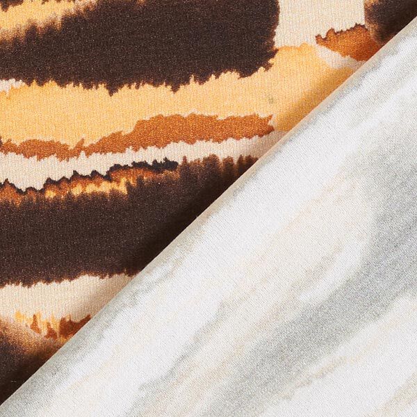 Viscosejersey tie-dye print – beige/bruin,  image number 4