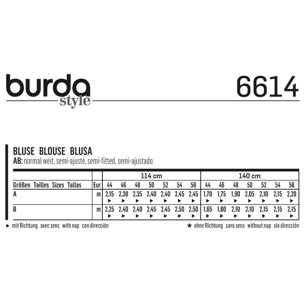 Blouse, Burda 6614,  image number 6