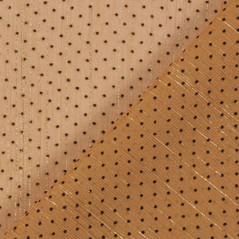 Chiffon glitterstrepen en stippen – reekalf,  image number 4