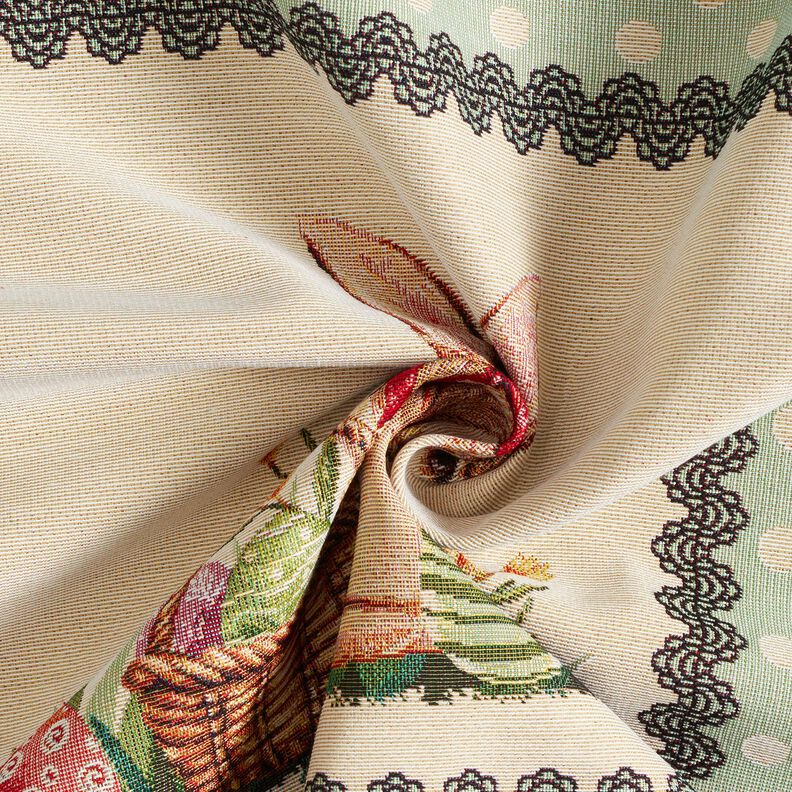 Decopaneel Gobelin lieve paashaas – lichtbeige/licht mint,  image number 3