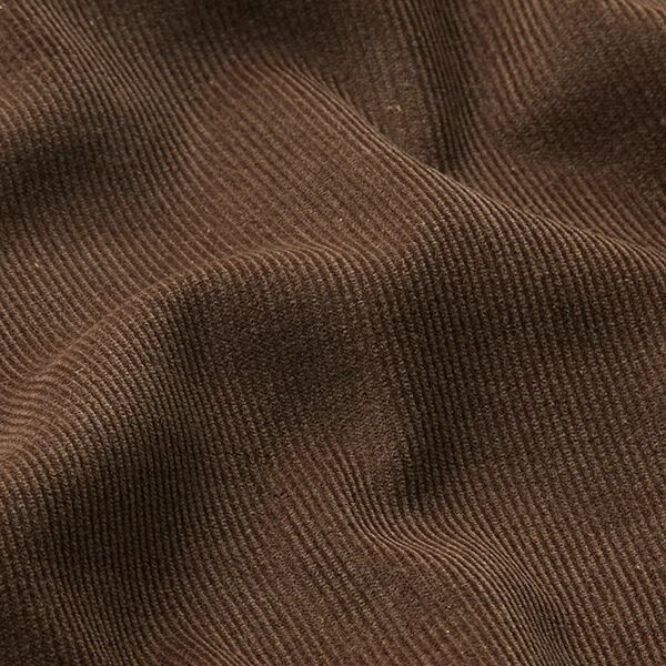 Fijnrib effen – chocolade, image number 2