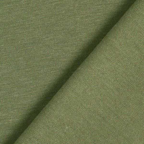 Bamboe Viscosejersey Effen – olijf,  image number 5