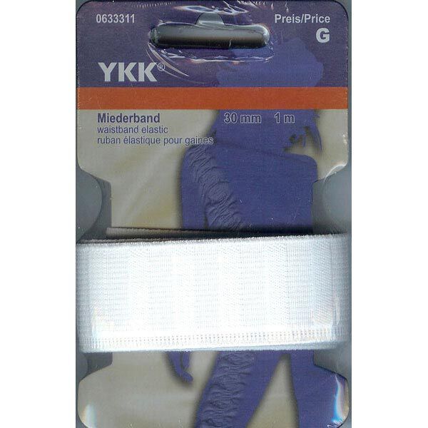 Elastieken ondergoedband 501 [1m] – wit | YKK,  image number 1