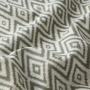 Outdoorstof jacquard Etno – olijf, 