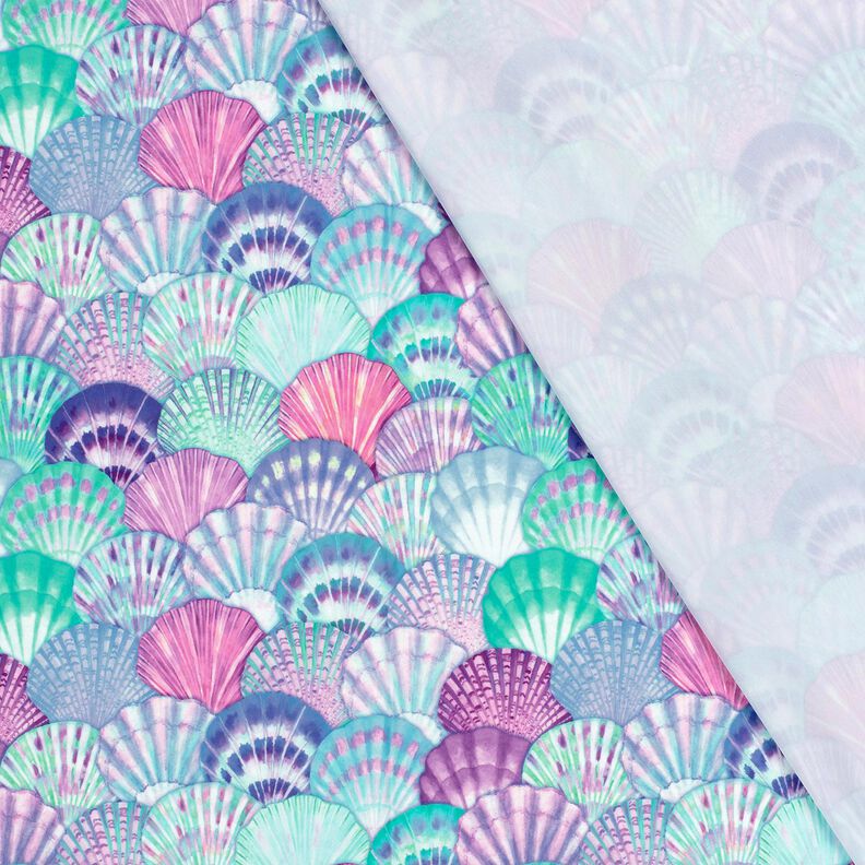 Badpakstof UPF50 Schaaldieren – aquablauw/blauwlila,  image number 4