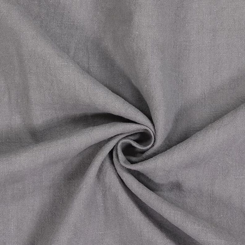 Ramie Linnen stof stone washed, zware kwaliteit – grijs, image number 1