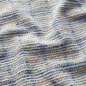 Jacquardjersey glitterbouclé – lichtblauw, 