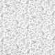 Katoenpopeline Kleurplaten schattige otters in de vijver – wit/zwart,  thumbnail number 1