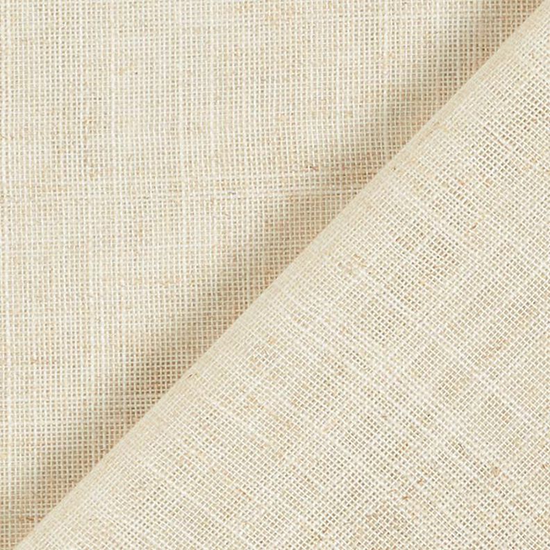 Gordijnstof voile linnenlook 300 cm – natuur,  image number 3