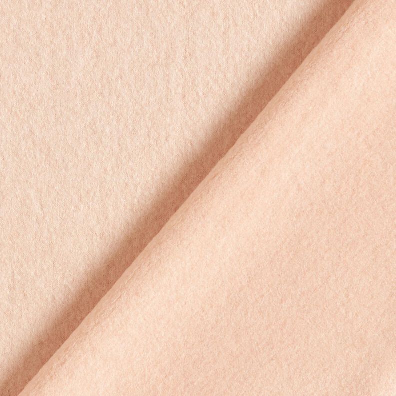 Fleecestof mohairmix effen – roos, image number 3