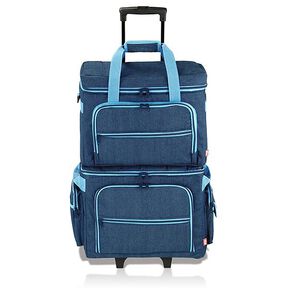 Naaimachine-trolley | PRYM - jeans/turquoise, 