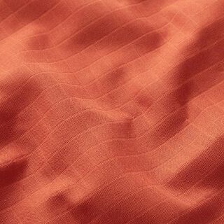 Mousseline/dubbel gehaakte stoffen Vakjes Doubleface – terracotta, 