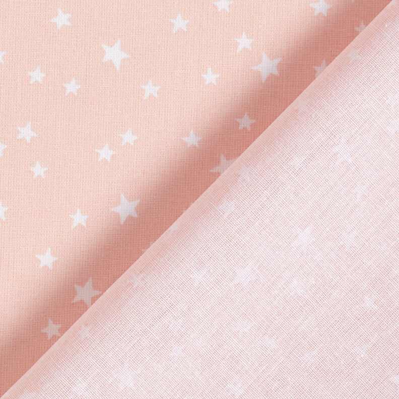 Katoenpopeline Onregelmatige sterren – roze,  image number 4