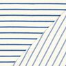 Badstof jersey Strepen – ivoor/stralend blauw,  thumbnail number 4