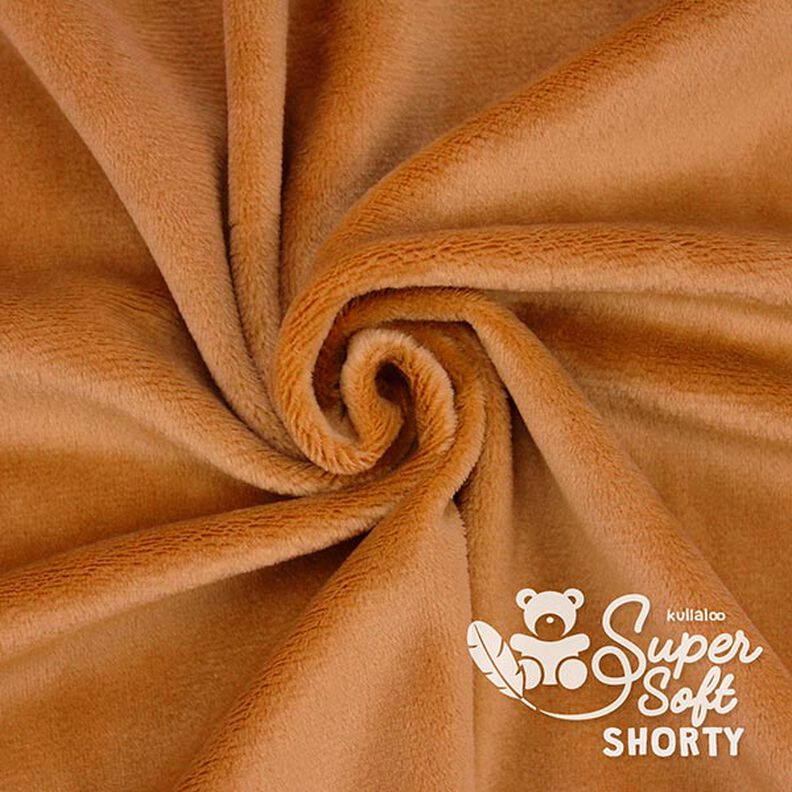 Pluche SuperSoft SHORTY [ 1 x 0,75 m | 1,5 mm ] - lichtbruin | Kullaloo,  image number 2
