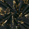Katoenjersey gouden vlinders | Glitzerpüppi – zwart,  thumbnail number 3