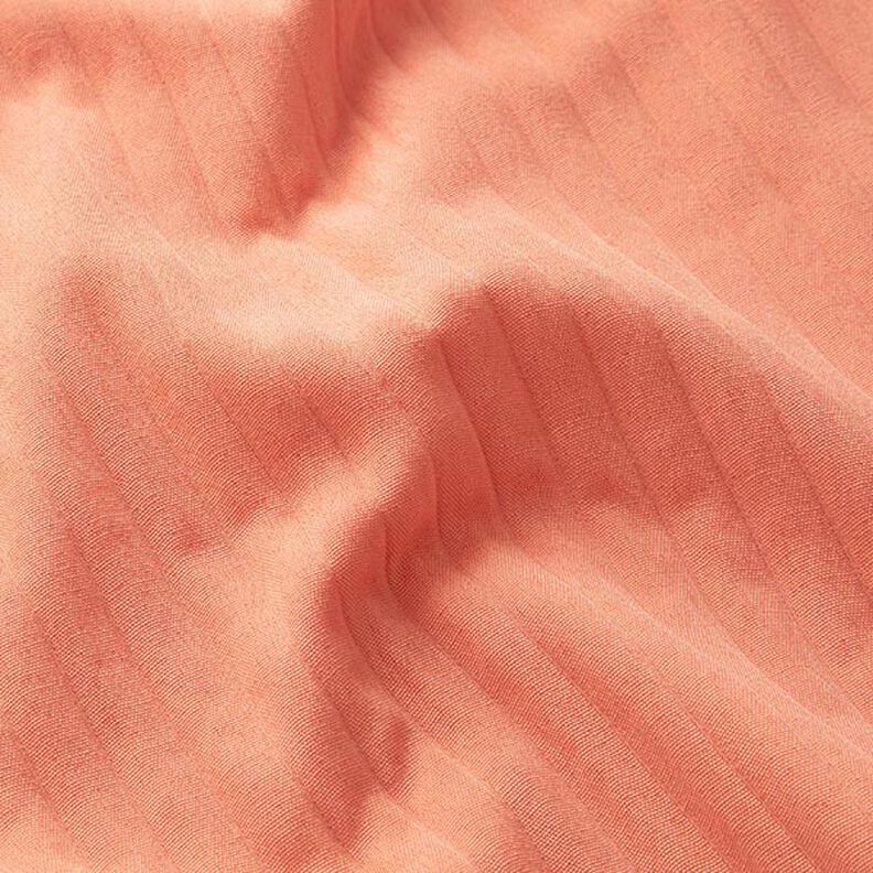 Stretch jacquard 3D-strepen | Fibre Mood – zalm, image number 2