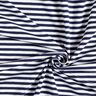 Katoenjersey smalle strepen – marineblauw/wit,  thumbnail number 4
