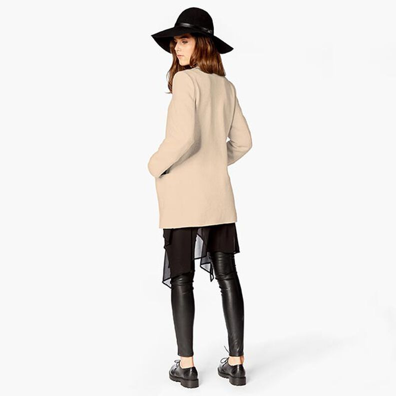 Mantelstof gerecycled polyester – cashew,  image number 9