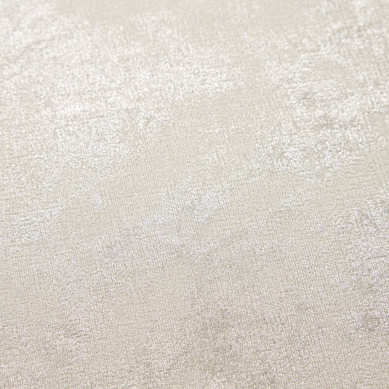 Jersey glitterfolie – natuur/zilver,  image number 9