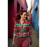 Rosella Stretch Line Layers | Nerida Hansen – merlot/oranje,  thumbnail number 5