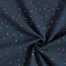 Katoenen mousseline verspreide gouden vlekken – marineblauw/goud,  thumbnail number 3