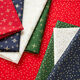 Katoenen stof Popeline fonkelende sterren – groen/goud,  thumbnail number 5