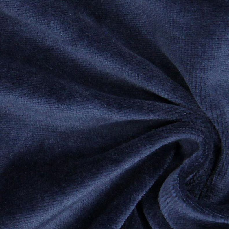 Nicki stof effen – marineblauw,  image number 2