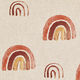 Decostof half panama Regenboog – natuur/rood,  thumbnail number 6