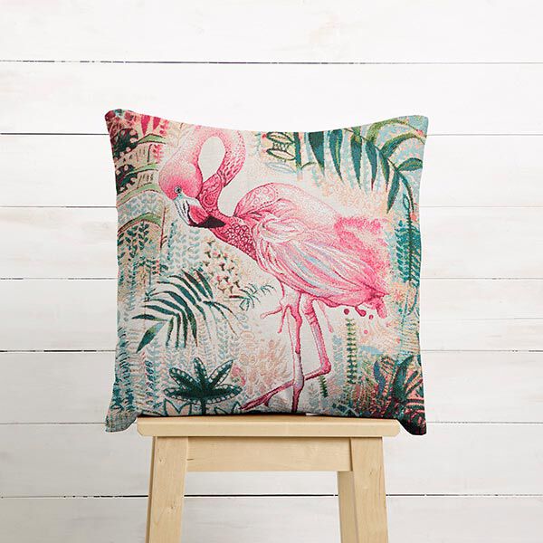 Decostof tapijtstuk Flamingo – beige/pink,  image number 5