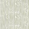 Decostof Half panama abstract gestreept patroon – pijn/natuur,  thumbnail number 1