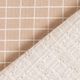Katoenjersey geruit motief – donkerbeige,  thumbnail number 5