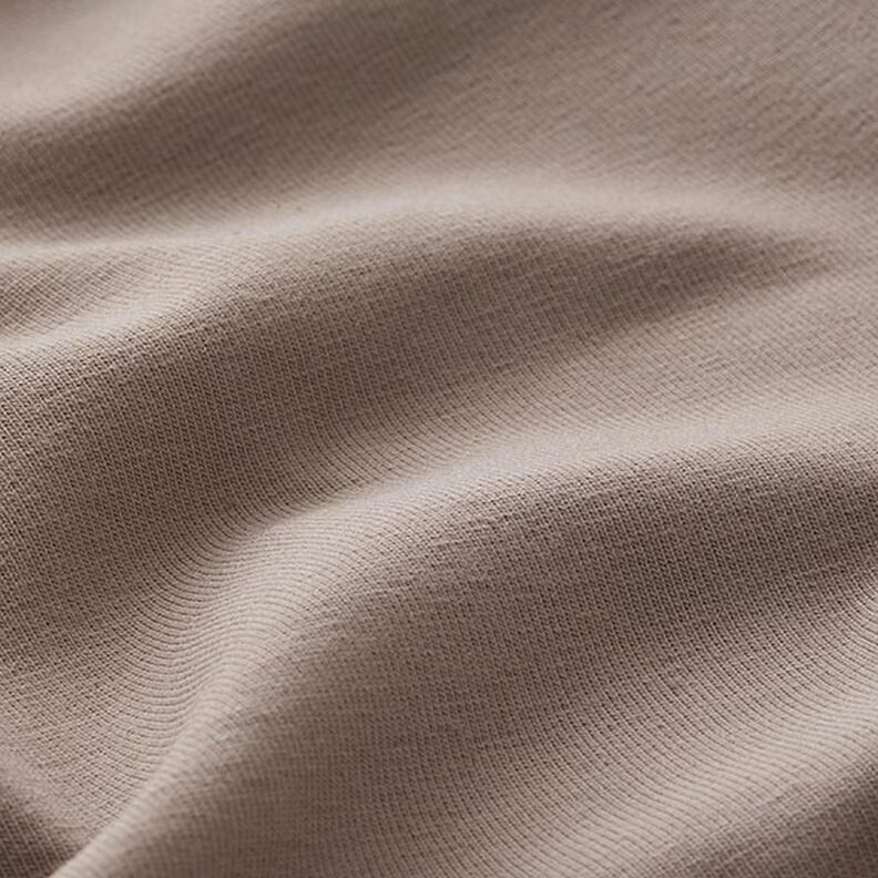 Katoenjersey medium effen – donkertaupe,  image number 4