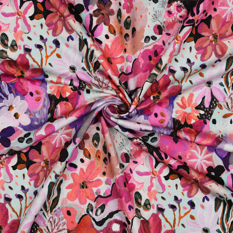 Sweatshirt Settle Petal Digitaal printen | Nerida Hansen – intens roze/lavendel,  image number 3